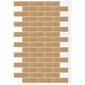 Фасадная панель АМК Кирпич однотонный 102